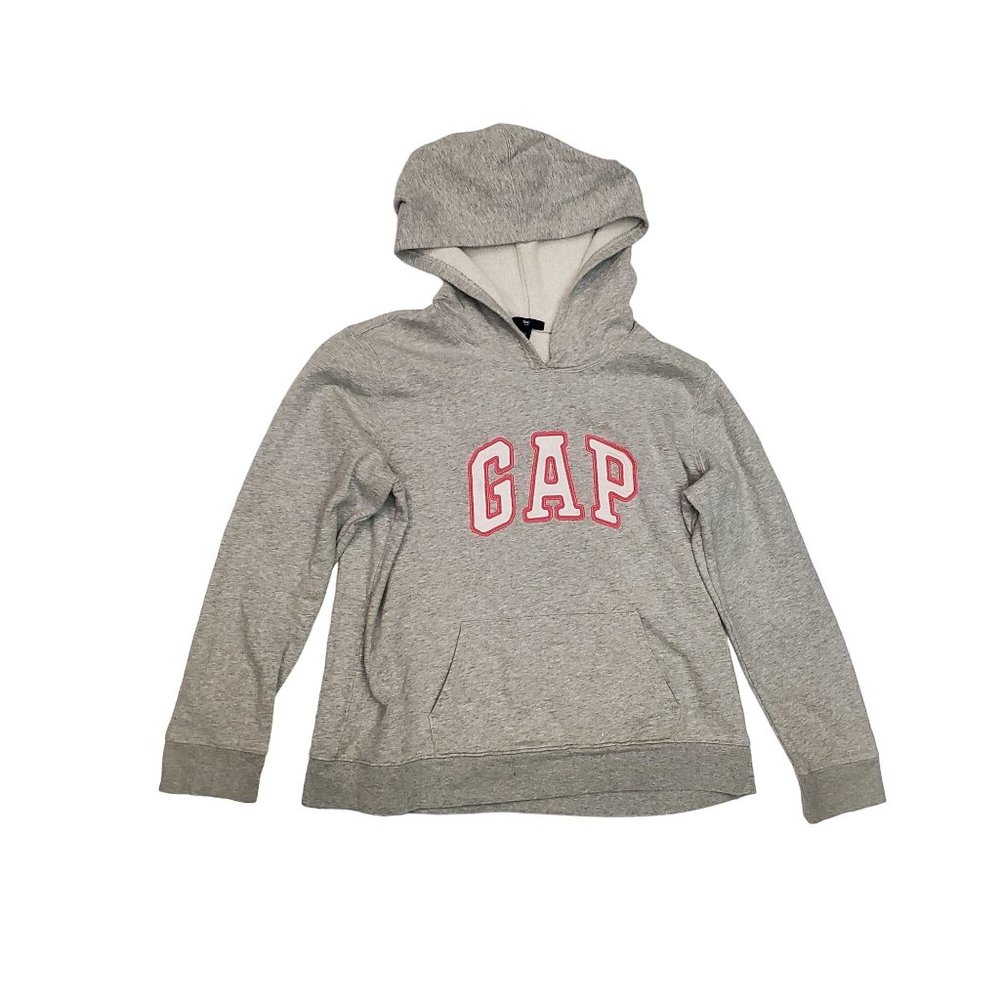 Gap Women's Pullover Hoodie  XL Gray  Gap Logo Cotton
